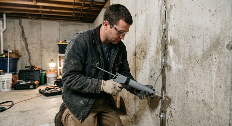 Basement Crack Repair in Morgan Hill, CA