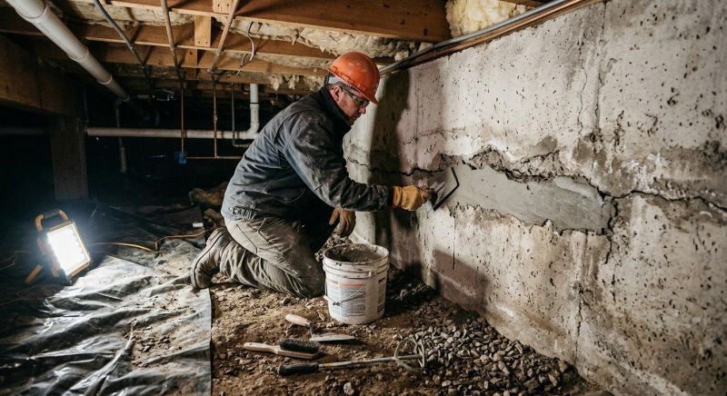 Basement Crack Repair in Morgan Hill, CA