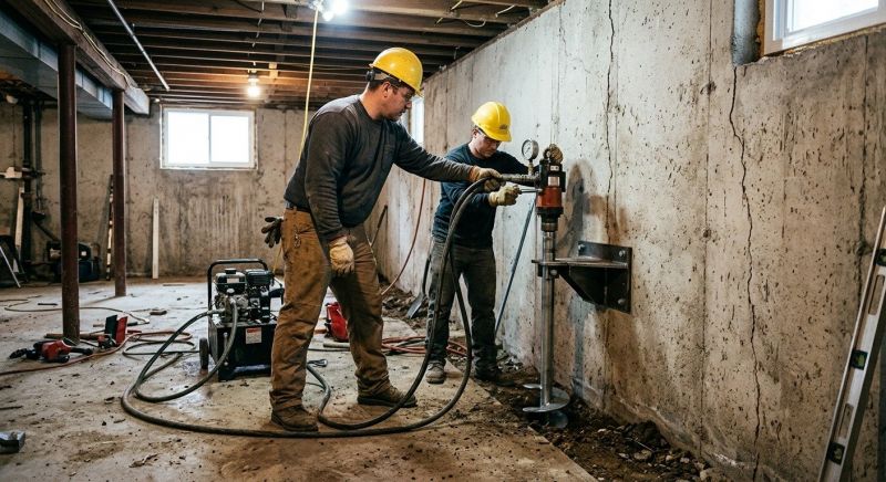 Basement Stabilization in Morgan Hill, CA