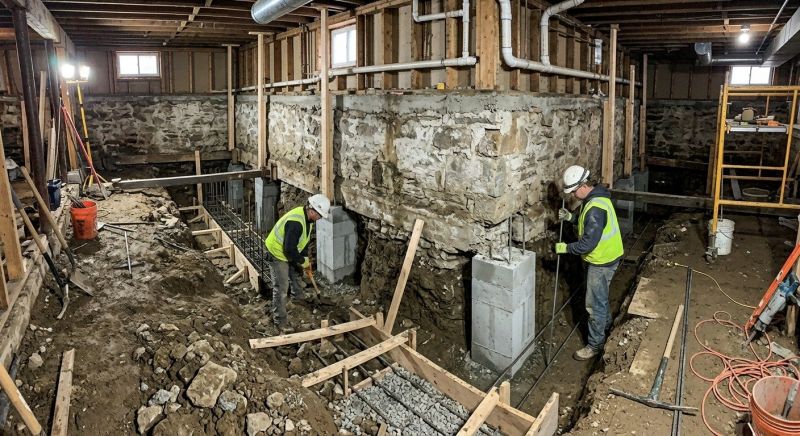 Basement Underpinning in Morgan Hill, CA