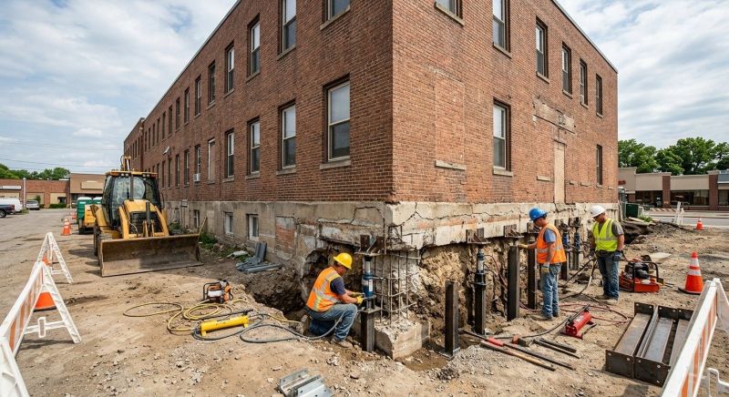 Commercial Foundation Repair in Morgan Hill, CA