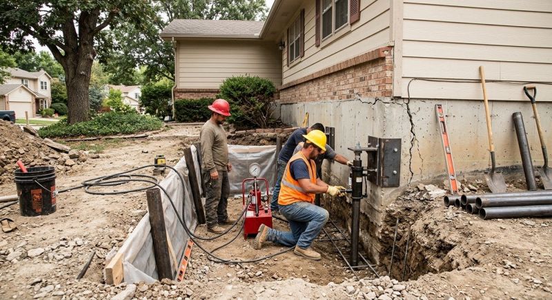Cracked Foundation Repair in Morgan Hill, CA
