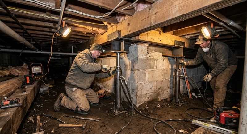Crawlspace Foundation Repair in Morgan Hill, CA