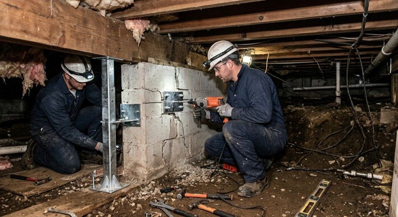 Crawlspace Foundation Repair in San Benito County, CA