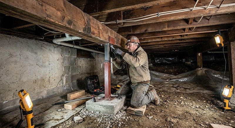 Crawlspace Foundation Repair in Scotts Valley, CA