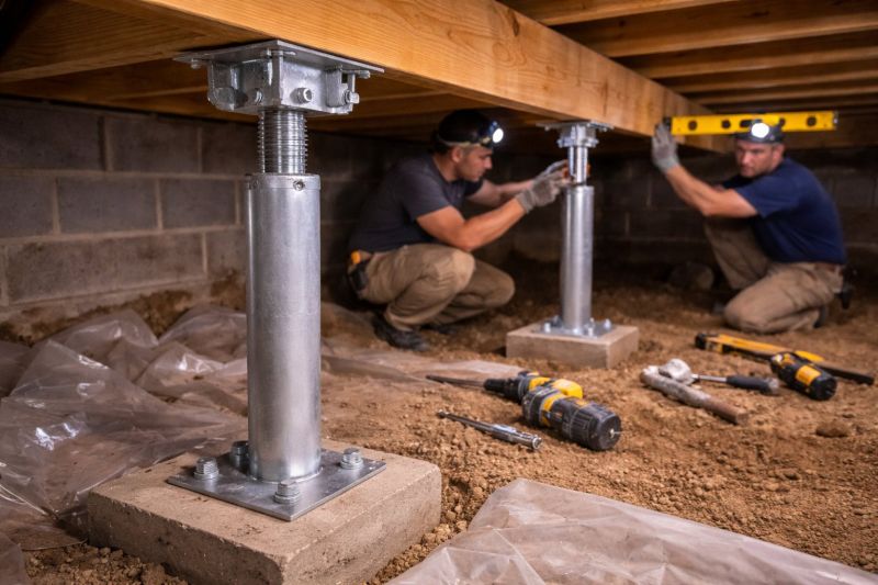 Crawlspace Structural Repair in Morgan Hill, CA