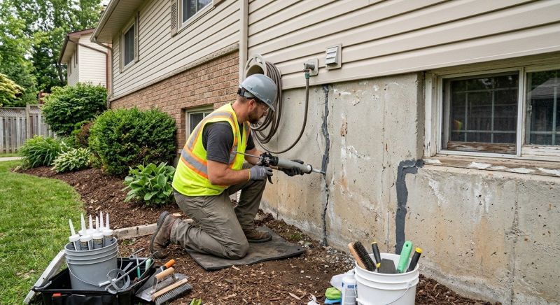 Foundation Crack Sealing in Morgan Hill, CA