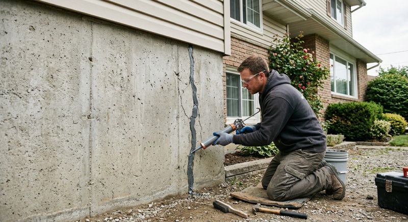 Foundation Crack Sealing in Morgan Hill, CA