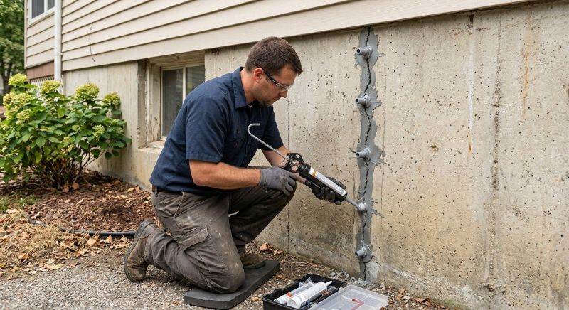 Foundation Crack Sealing in Morgan Hill, CA