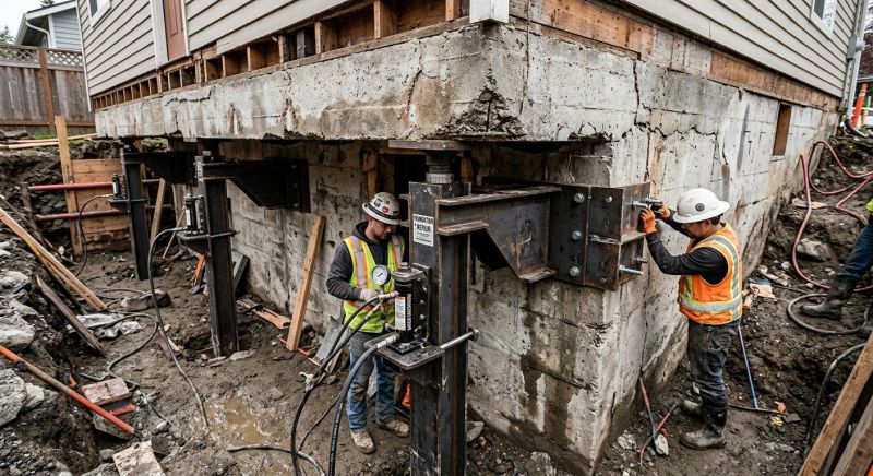 Foundation Lifting in Hollister, CA