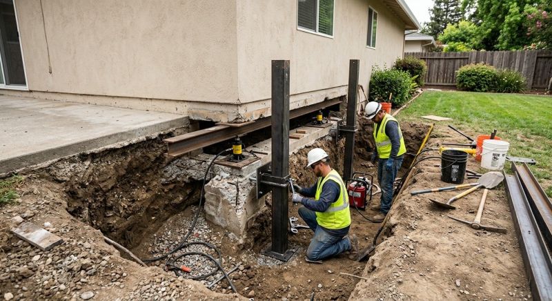 Foundation Pier Repair in Morgan Hill, CA