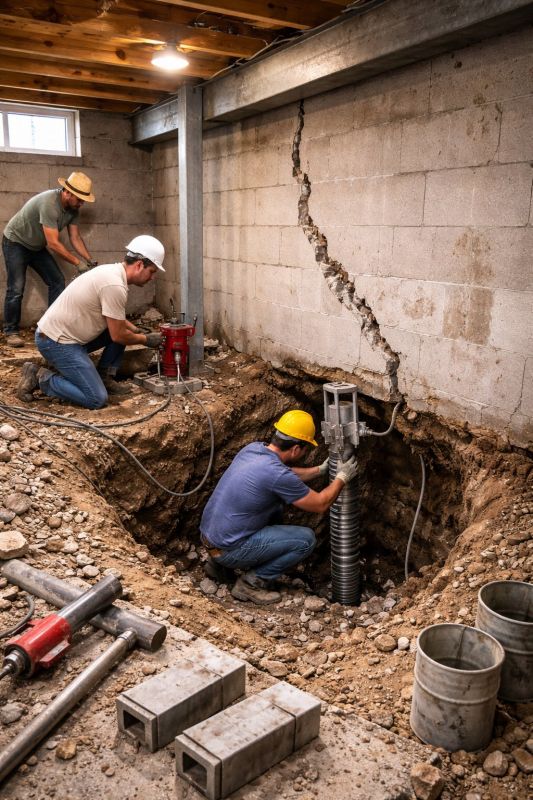Foundation Structural Repair in Morgan Hill, CA