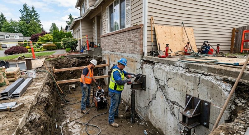 Foundation Structural Repair in Santa Cruz County, CA