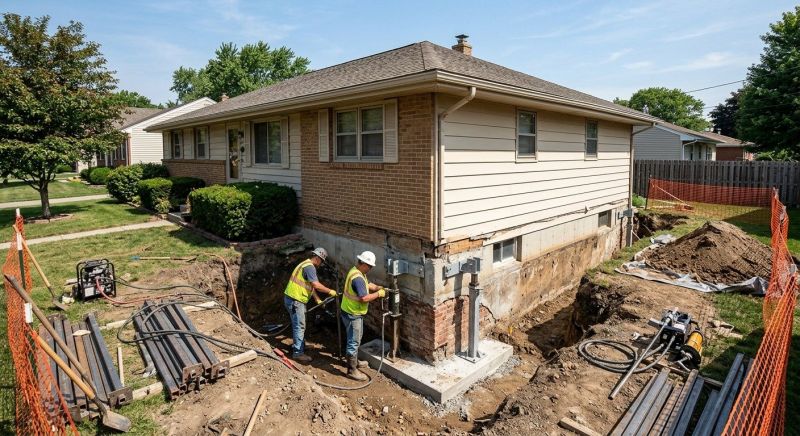 Foundation Underpinning in Morgan Hill, CA