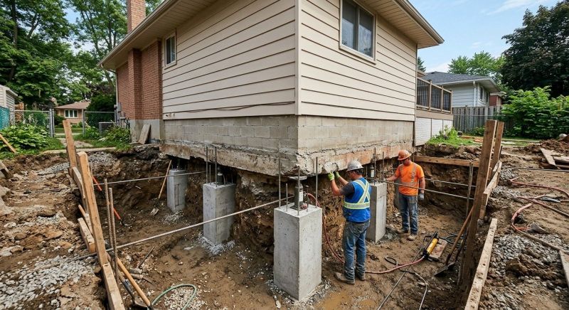 Foundation Underpinning in Morgan Hill, CA