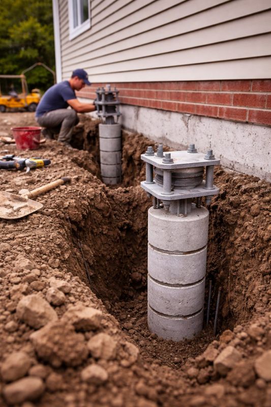 Helical Piers Installation in Morgan Hill, CA