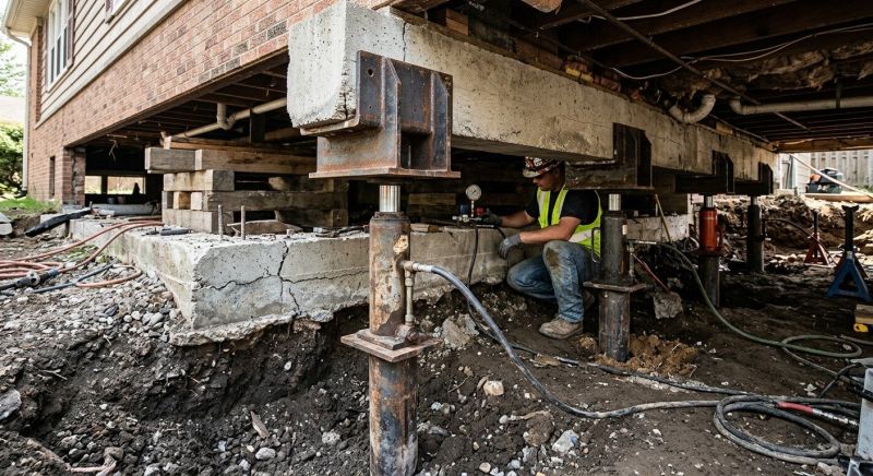 Sinking Foundation Lifting in Morgan Hill, CA