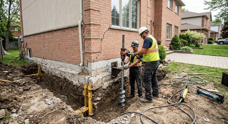 Sinking Foundation Repair in Hollister, CA