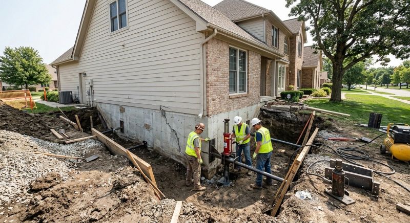 Sinking Foundation Repair in Hollister, CA