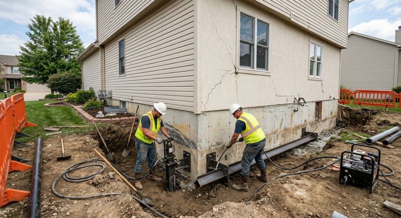 Sinking Foundation Repair in Santa Cruz, CA